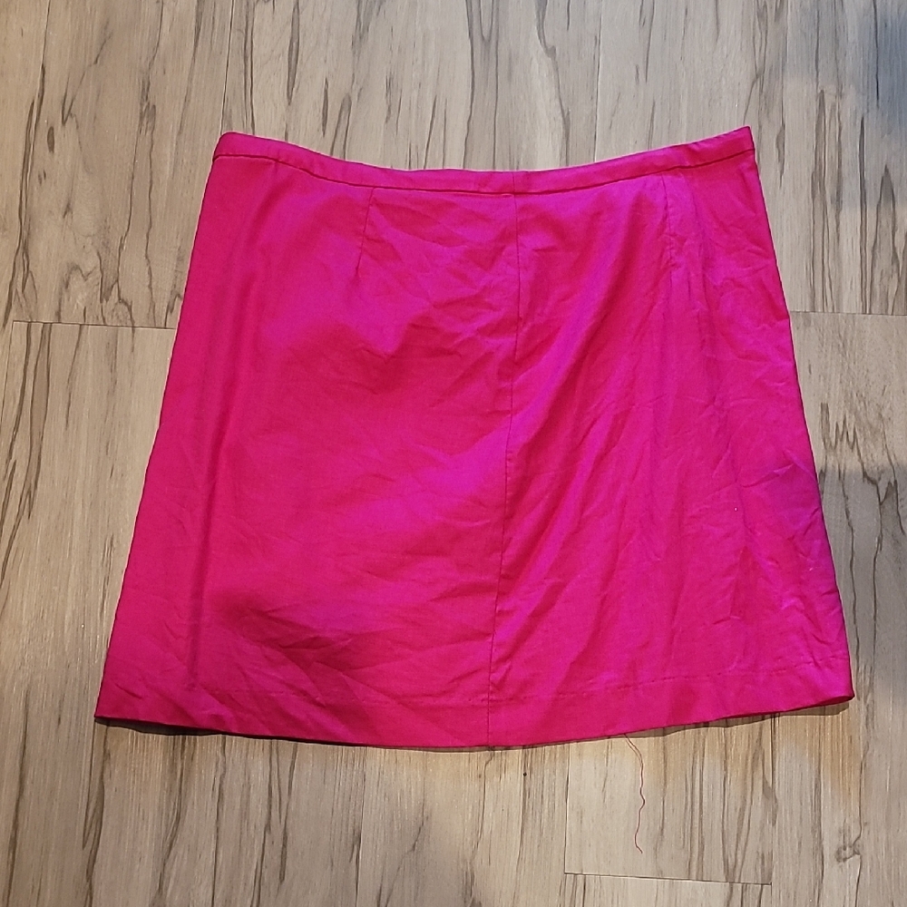 Banana Republic Bright Pink A-Line Skirt